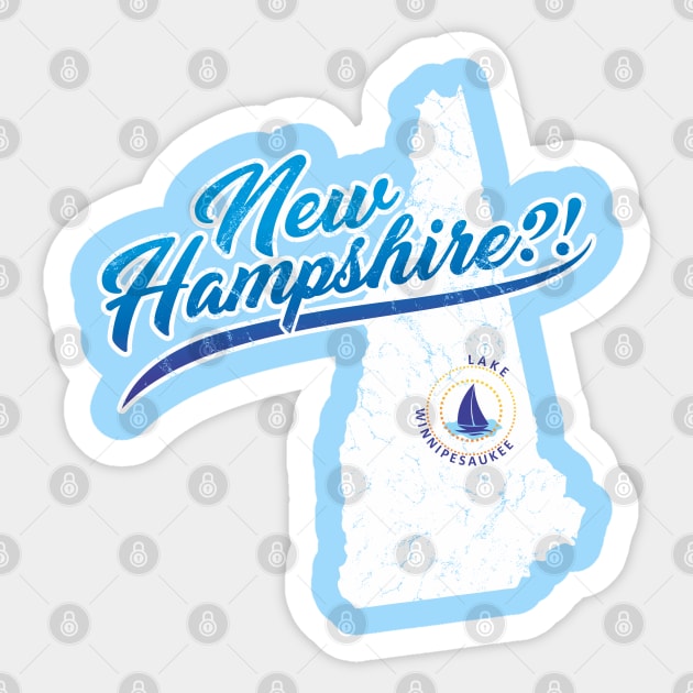 New Hampshire?! Sticker by dustbrain